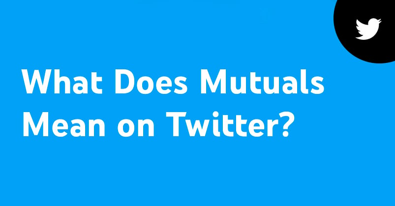 What Does Mutuals Mean on Twitter
