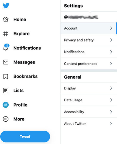 customize your new account preferences